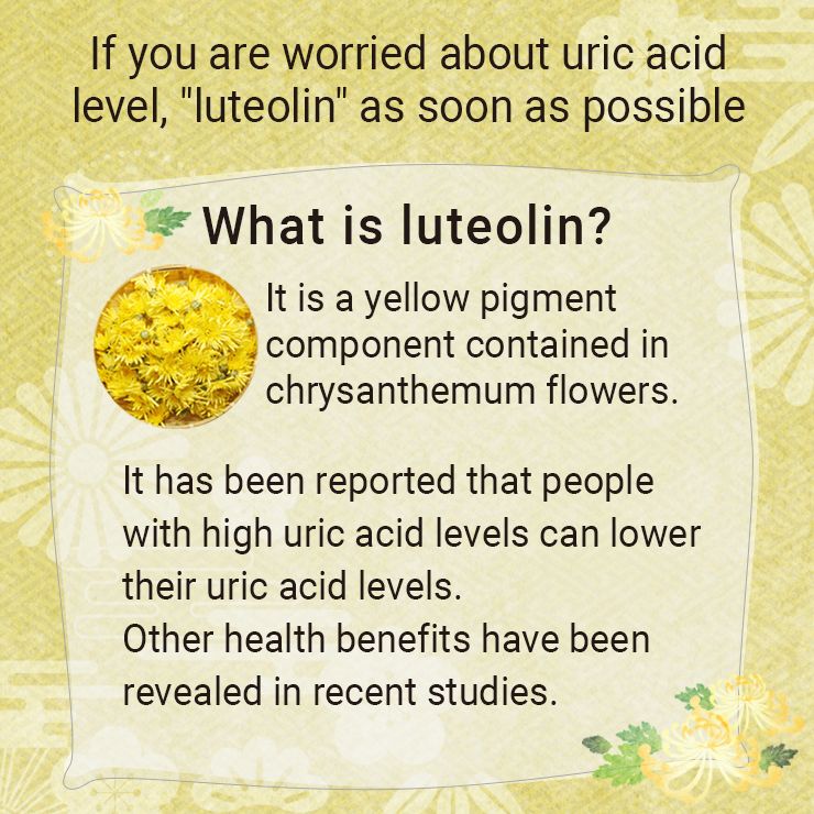 Luteolin Lowers Uric Acid Levels (60 Tablets)