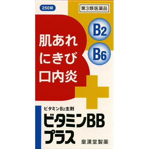 皇漢堂製藥 [第3類藥品]維生素BB+“國廣” 250粒