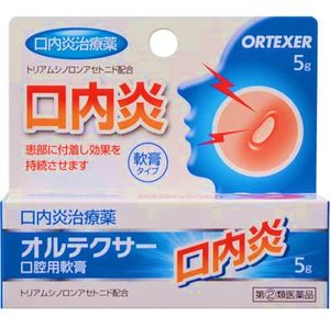 【指定第2類医薬品】オルテクサー口腔用軟膏 5G