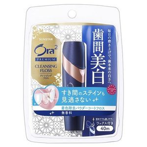 Sunstar Ora2 premium cleansing floss fragrance-free wax with 40m