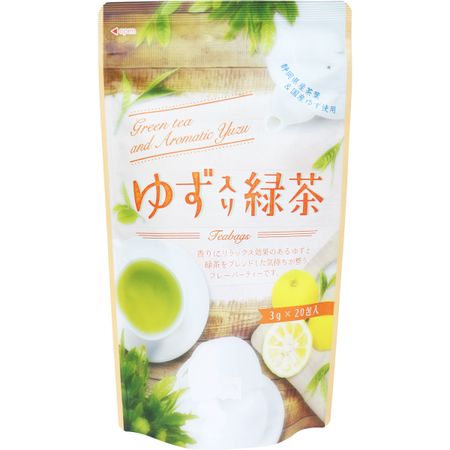 Kanematsu Tea Yuzu Green Tea Tea Bags 3g x 20 bags
