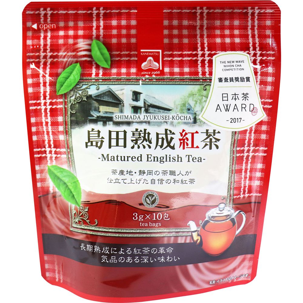 카네마쓰 제차 시마다 숙성 홍차 티백 3g×10포입