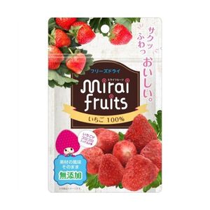 Bitatto japan Mirai fruits 未來果實水果乾 草莓 10g