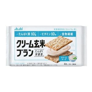 Asahi Group food cream brown rice bran cream cheese 2 sheets × 2 pcs