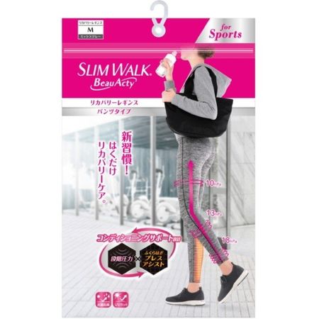 Pip slim Walk recovery leggings pants type Mix Gray M size ｜ DOKODEMO