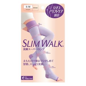 립 슬림 워크 미각 슈퍼 롱 허벅지 길이 라벤더 S-M