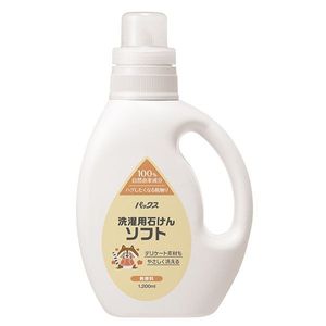 太陽油脂 パックス 洗濯用石けんソフト 無香料 1200mL