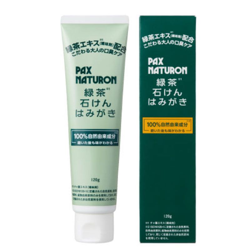 Sun oil Pax Nachuron green tea soap toothpaste 120g