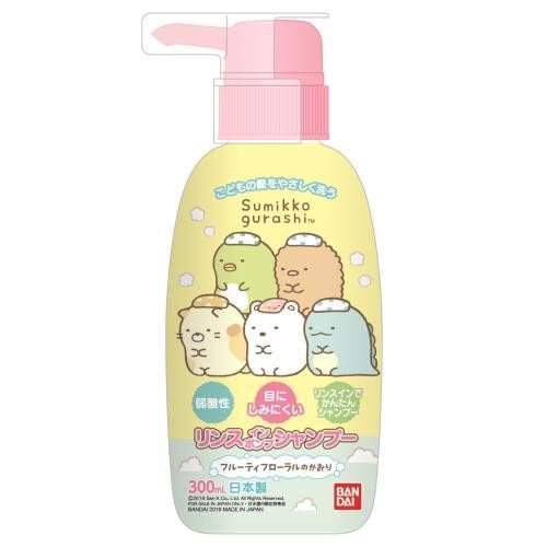 Bandai 萬代 角落小夥伴 二合一按壓式洗髮精 水果花香 300mL