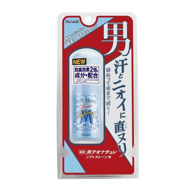 Shibikku medicinal Deonachure man soft stone W straight Nuri armpit stick type 20g