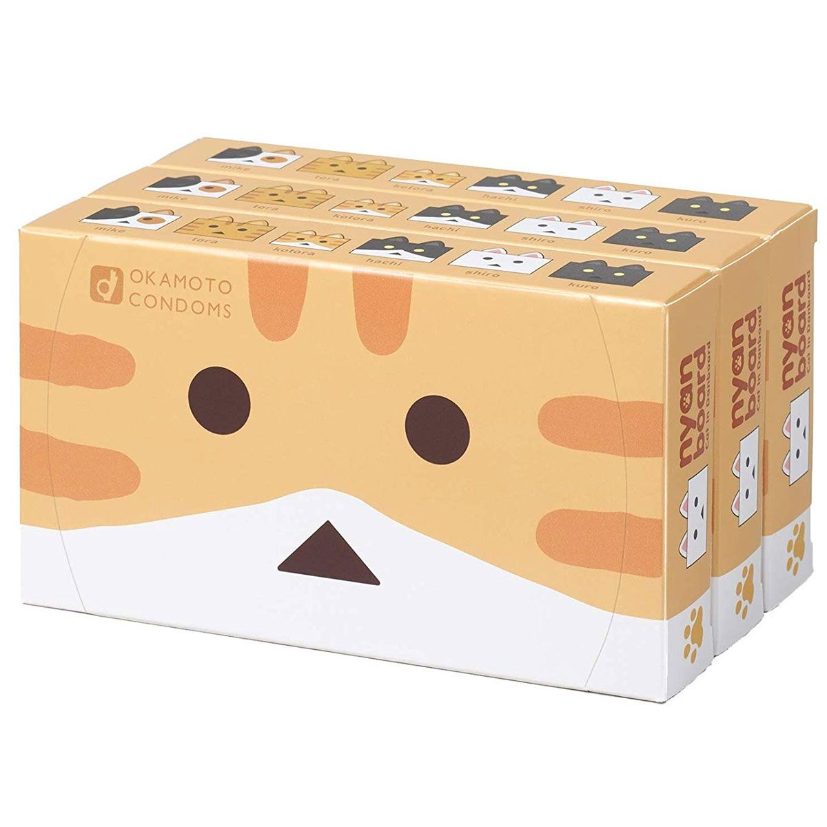 Okamoto condoms Nyanbo 12 × 3 box set