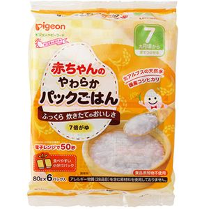 아기용 부드러운 즉석밥 7개월부터~ 480g(80g×2팩×3개)