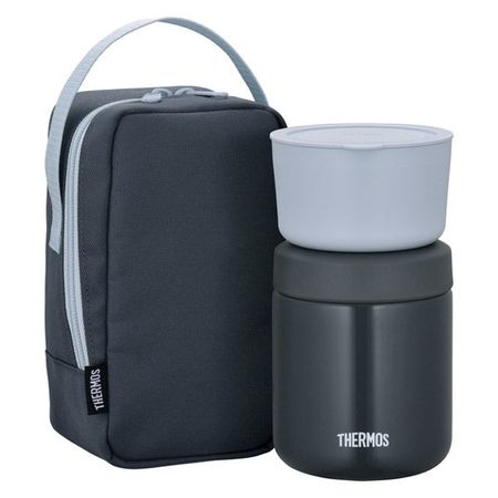 써모스(THERMOS) 진공 단열 수프 런치 세트 다크 그레이 JBY-550 DGY 1개