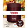 써모스(THERMOS) 진공 단열 수프 보온병 300ml 브라운 JBR-300 BW 1개