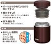 써모스(THERMOS) 진공 단열 수프 보온병 300ml 브라운 JBR-300 BW 1개