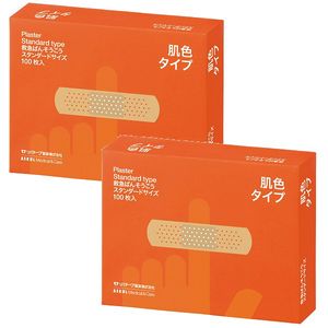 急救膠布 膚色款 標準尺寸 1組（100片入×2盒）