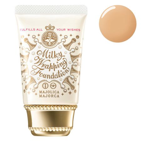 MAJOLICA MAJORCA Milky Wrapping Foundation 2 Beige 30g