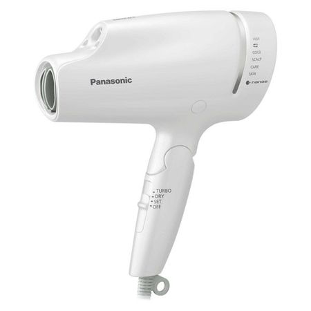 Panasonic Hair Dryer Nanocare EH-NA9E-W White Equipped with Nanoe & Minerals Improves Hair Quality & UV Care