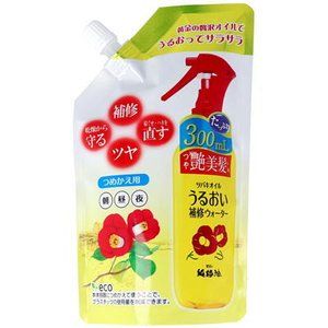 Kurobara Honpo Camellia Oil Moisture Repair Water Hair Treatment (Leave-in Type) Refill 300mL