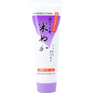 黒ばら本舗 みはだ小町 米ぬか洗顔フォーム 120g