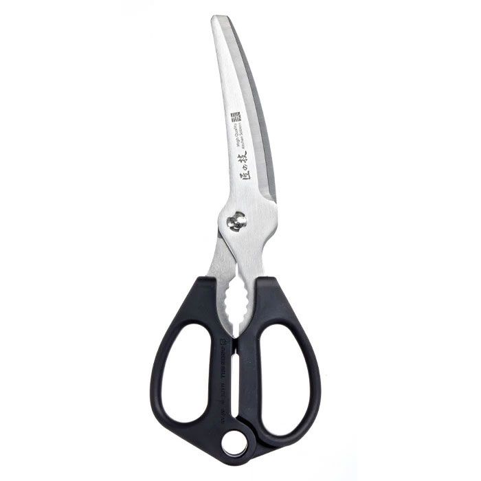 Green bell craftsmanship stainless steel sawing type kitchen scissors G-2035