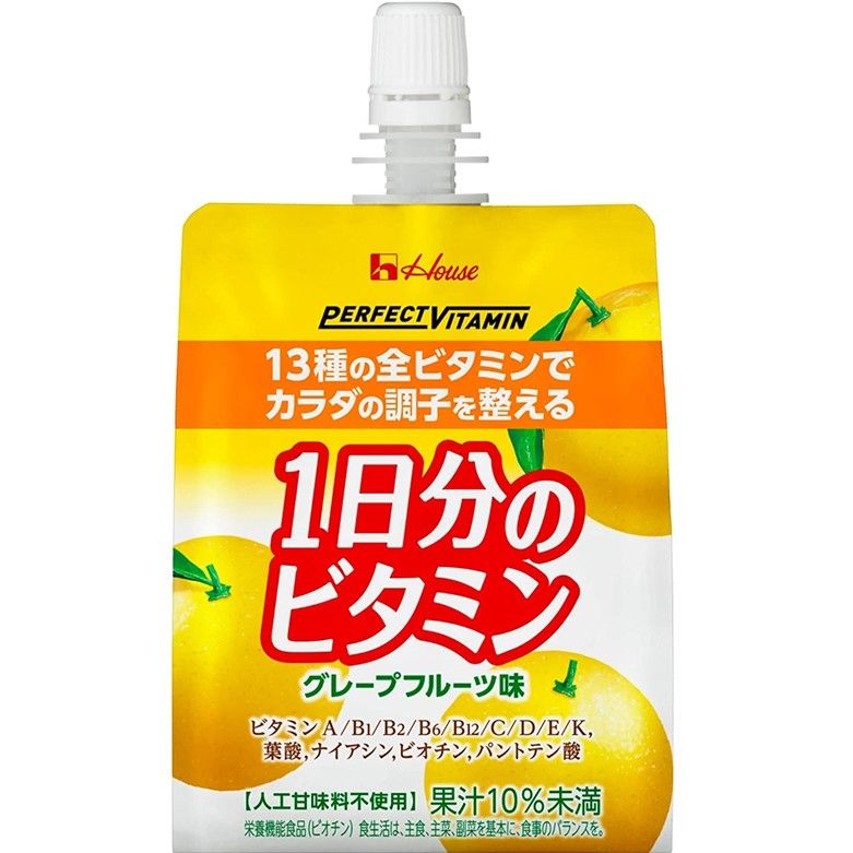 Vitamin jelly grapefruit taste of one day 180g × 6 pieces