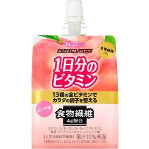 완벽한 비타민 1 일분 비타민 젤리식이 섬유 복숭아 맛 180g × 6 개