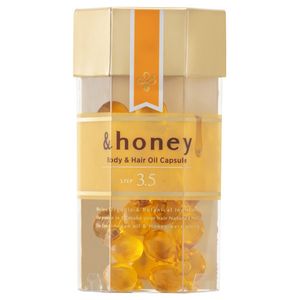 & Honey body & hair oil capsule 3.5 / 750mg × 21 cells / Damask Rose Honey