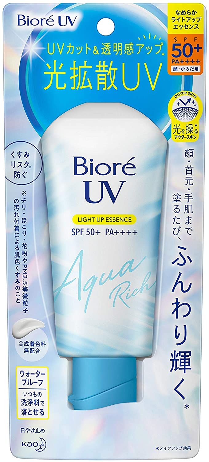 Biore UV Aqua Rich Light Up Essence 70g SPF 50+ / PA++++