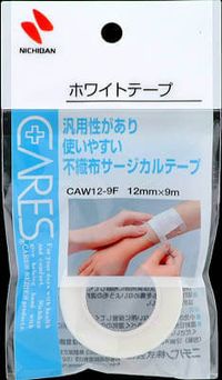 ケアーズホワイトテープ 12mm×9m