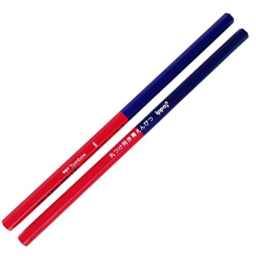 蜻蜓鉛筆 蜻蜓鉛筆鉛筆IPPO！紅色和藍色的鉛筆BCA-261 2個回合磨損