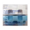 KOKUYO 橡皮擦 KADOKESHI Petit 鉛筆用 藍色・白色 型號：KESHI-U750-1
