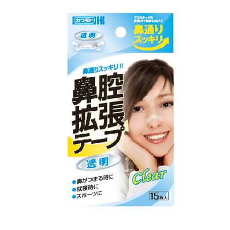 Nasal cavity expansion tape transparent 15 pieces