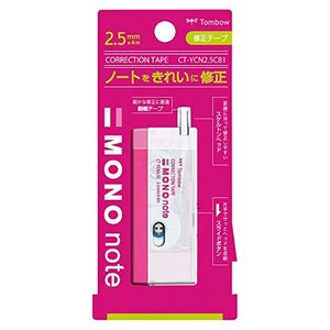トンボ鉛筆 修正テープ モノノート CT-YCN2.5C81 ピンク