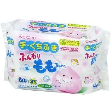 Momo-chan Soft Hand & Mouth Wipes