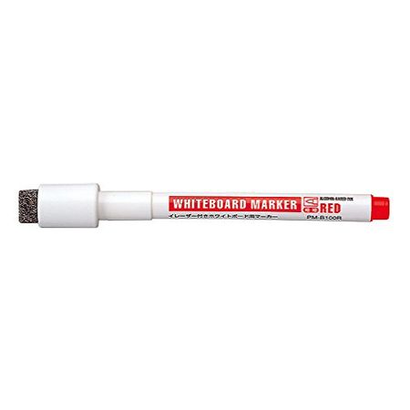 国誉 带橡皮擦磁力白板笔 红色 PM-B100R