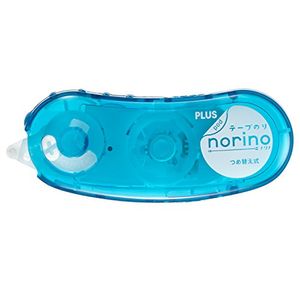 加上膠帶粘上Norinopoddo牢牢粘貼6毫米×10m機淺藍38-894