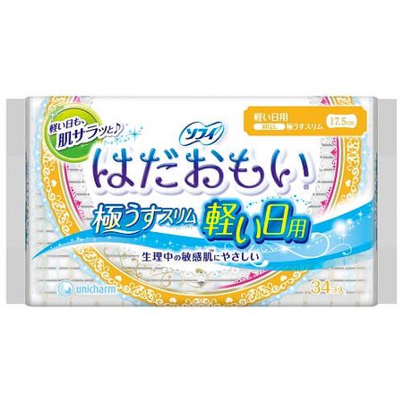 unicharm Sophie Skin-Friendly Ultra Slim Wingless (34 sheets)