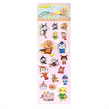 SUNSTAR Nakayoshi Toumei Seal D Let's Go! Anpanman Anpanman 2860010D