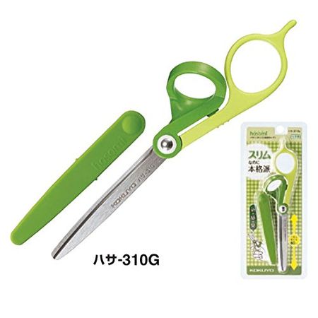 코쿠요 가위 호소미 그린 하사-310G