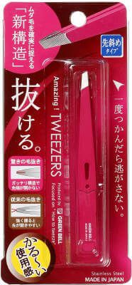 GT-224 Amazing Tweezers - Slant Tip, Rose