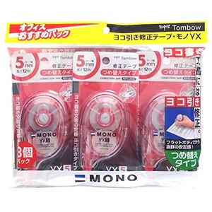 연필 수정 테이프 MONO YX5 KCC-345 3 개