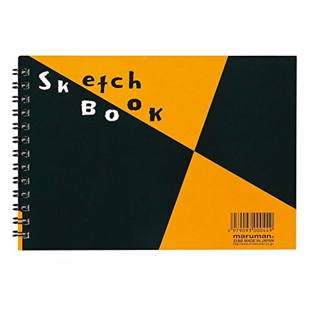 마루만 스케치북 도안 인쇄 시리즈 B6(122×174mm) 보통 두께 화지 24매 S160