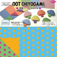 Grimm 雙面千代紙 23-2035（圓點）