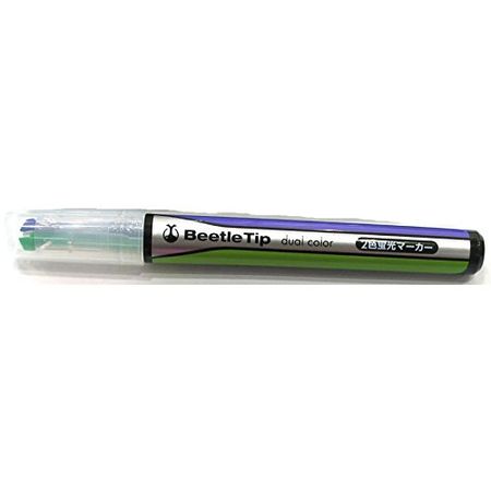 KOKUYO Beetle Tip Dual Color Color Green Purple