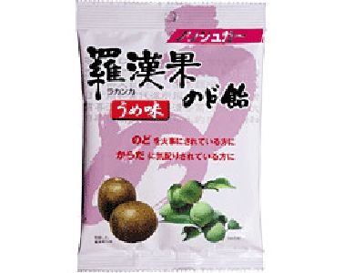 ノンシュガー羅漢果のど飴うめ味(60G)