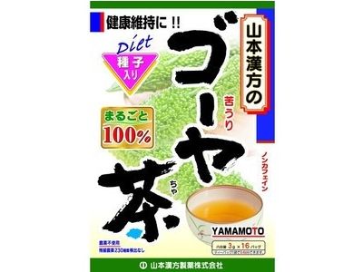 100％的苦瓜茶山本中國醫藥（3G×16膠囊）