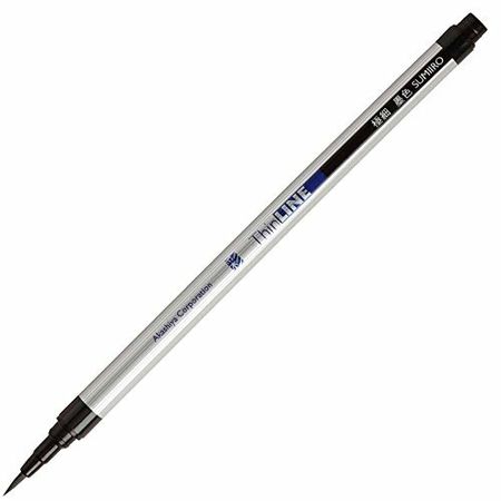 あかしや 筆ペン 極細毛筆「彩」ThinLINE 墨色 TL300-01