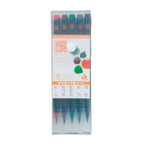5顏色設置為繪製綾Akashiya冬季