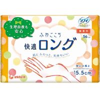 Unicharm Sofy Fuwagokochi Comfort Long Pantyliners (56 Count)